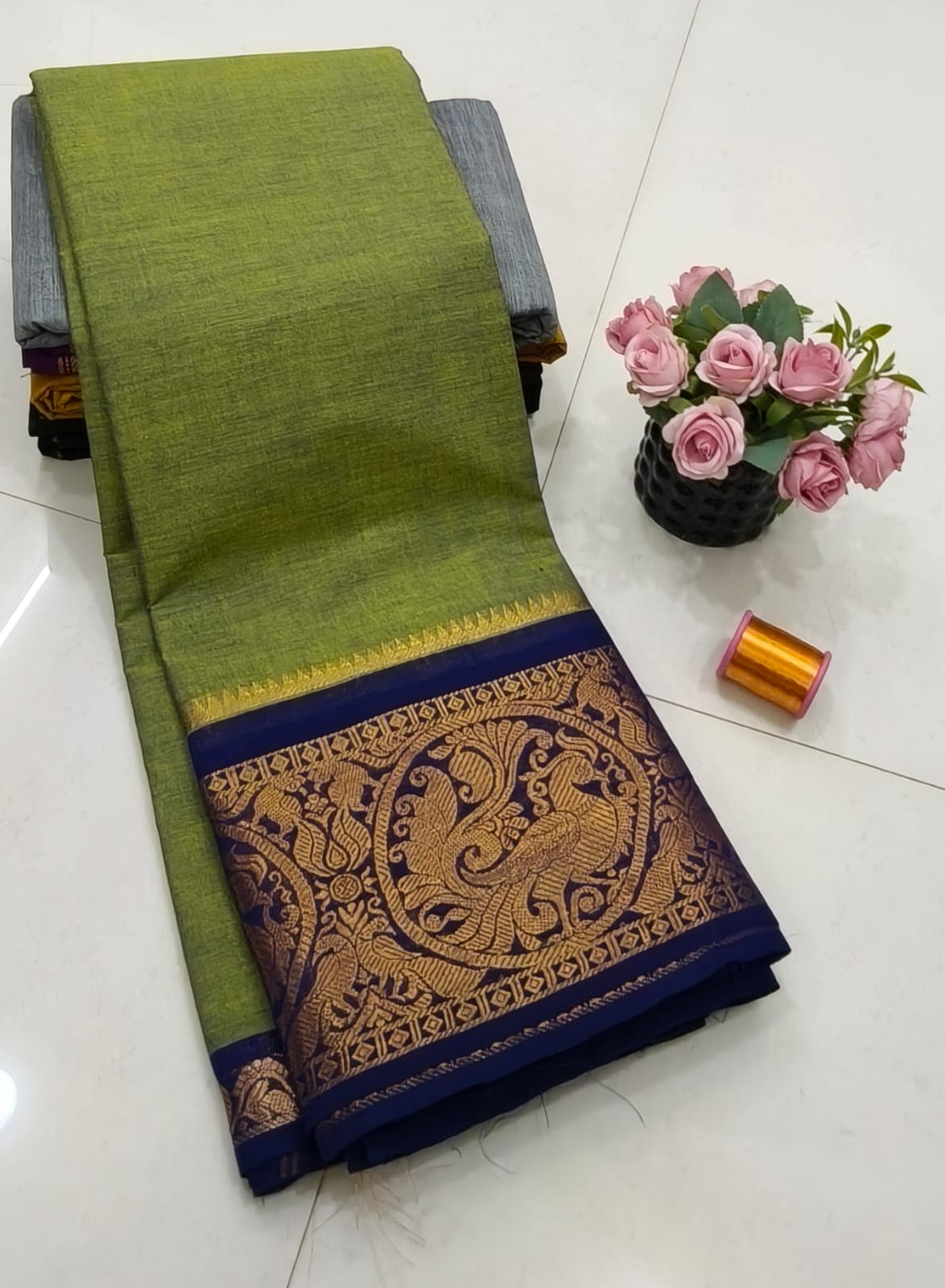Kanchi Retta Patta Saree