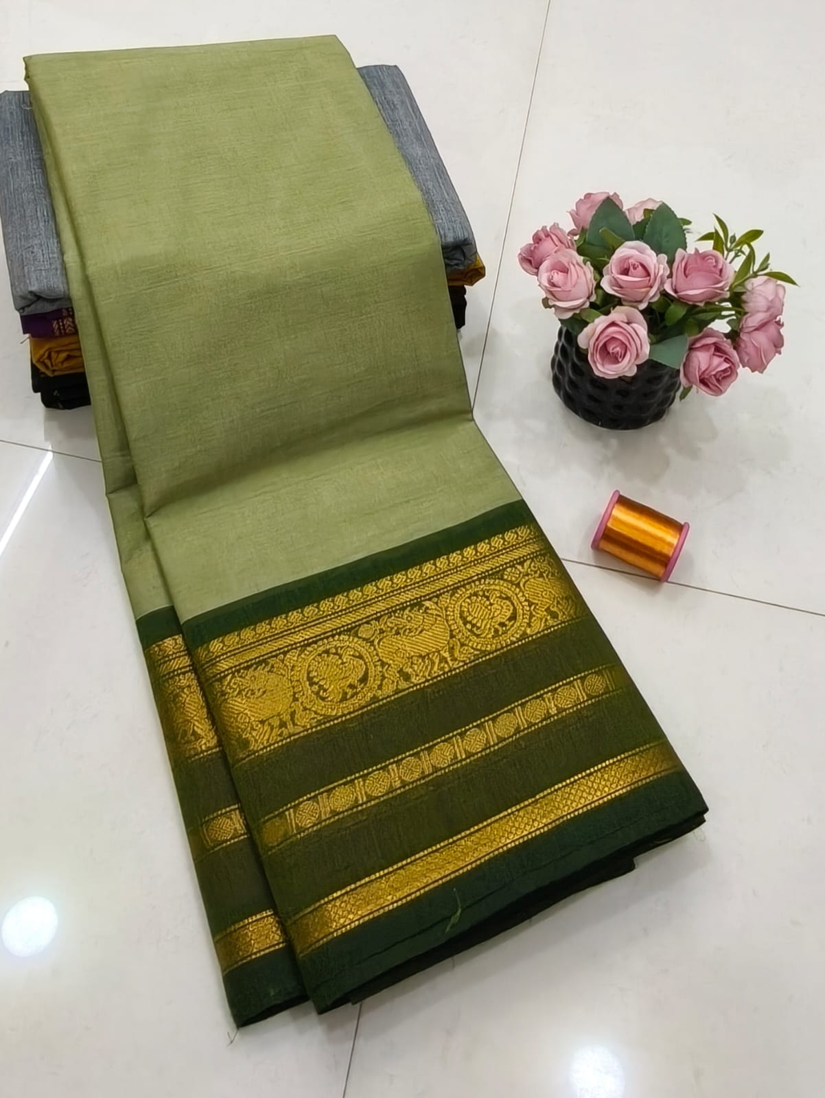 Kanchi Retta Patta Saree