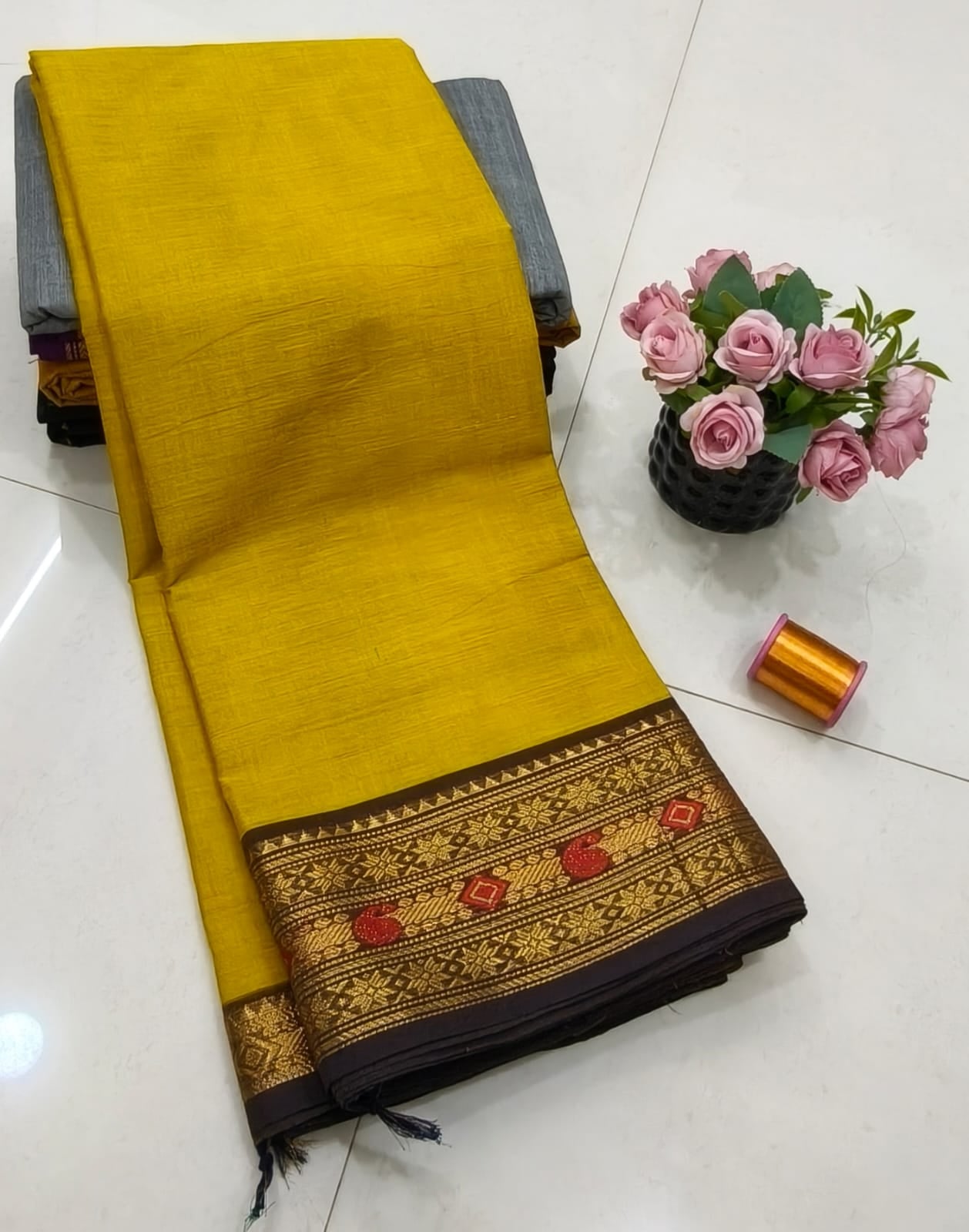 Kanchi Retta Patta Saree