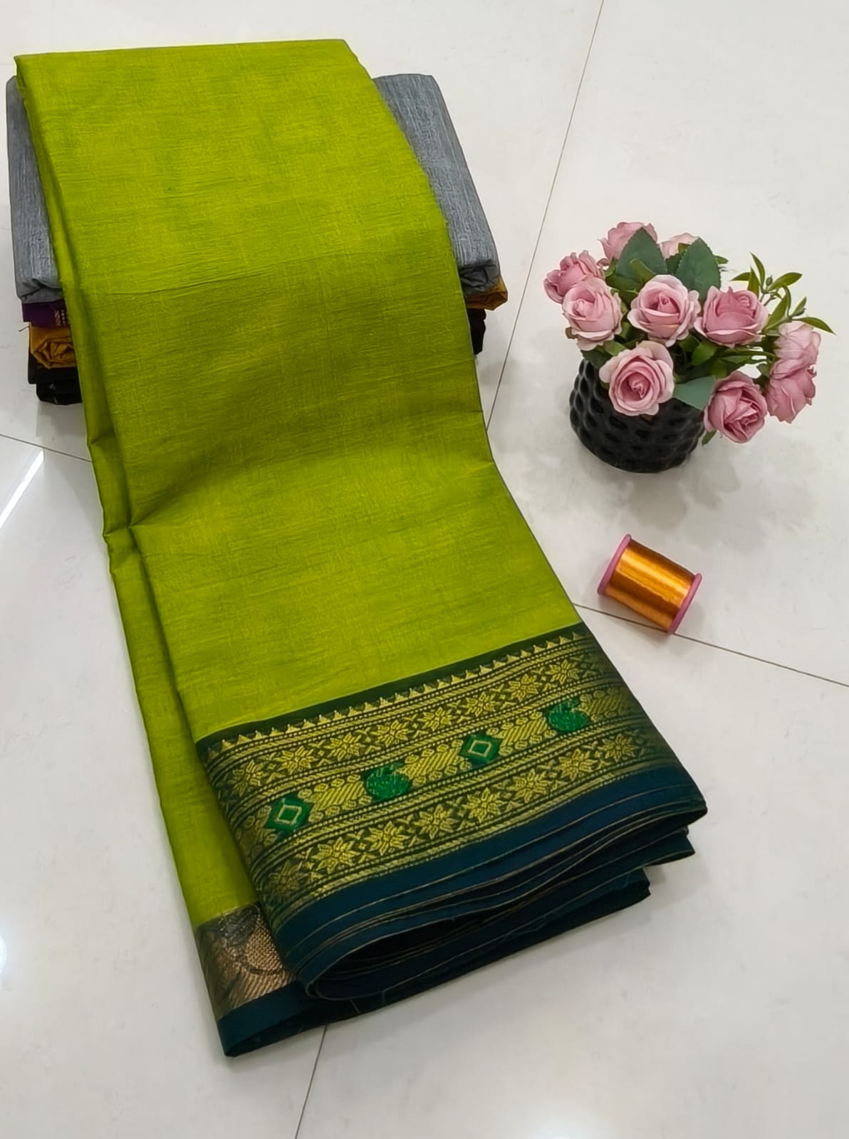 Kanchi Retta Patta Saree