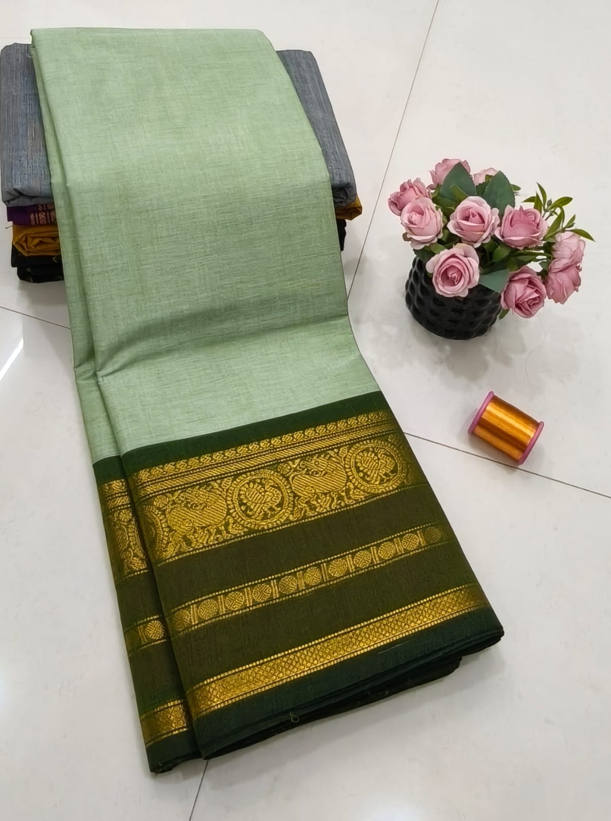 Kanchi Retta Patta Saree