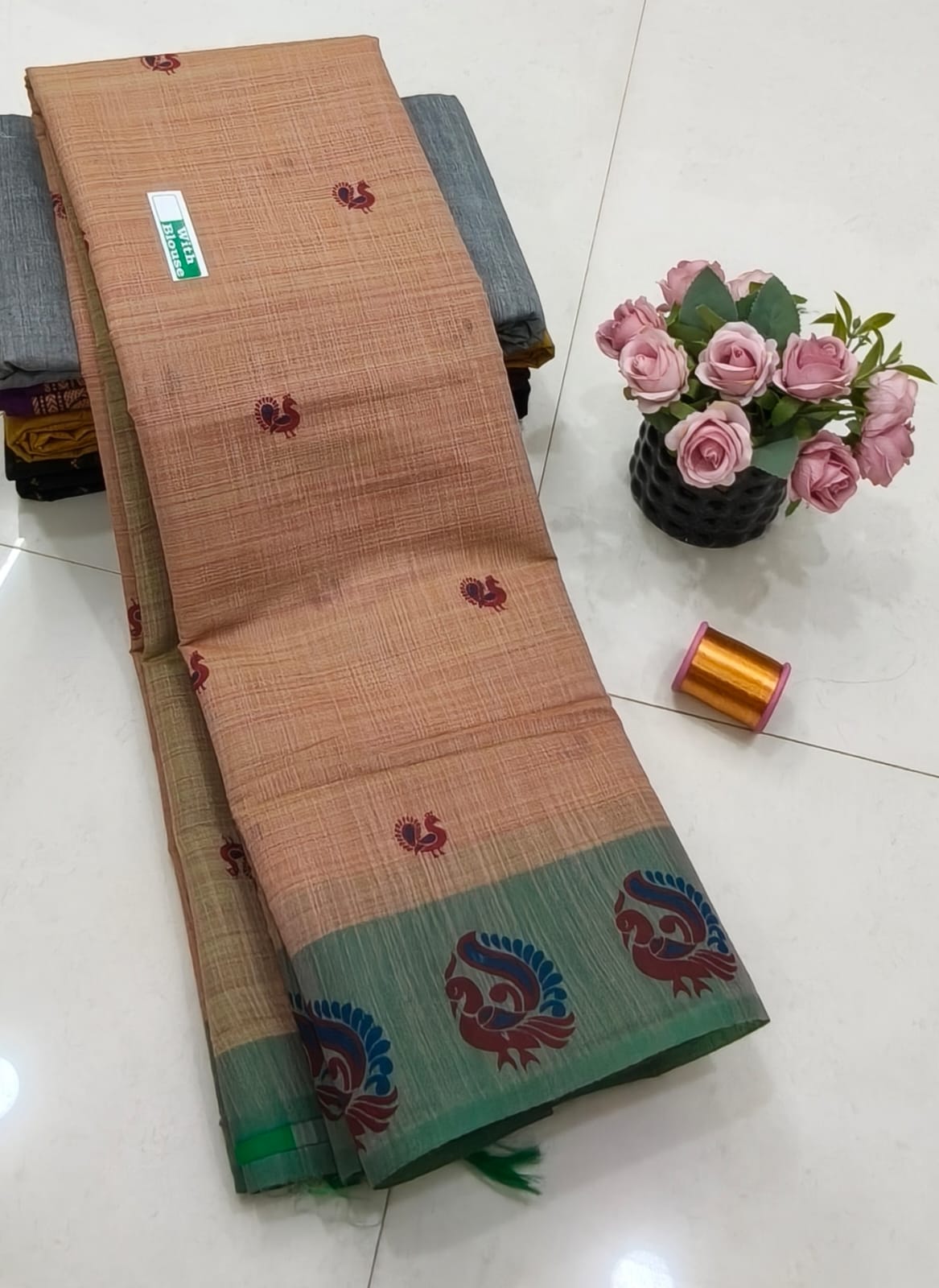 Kanchi Retta Patta Saree