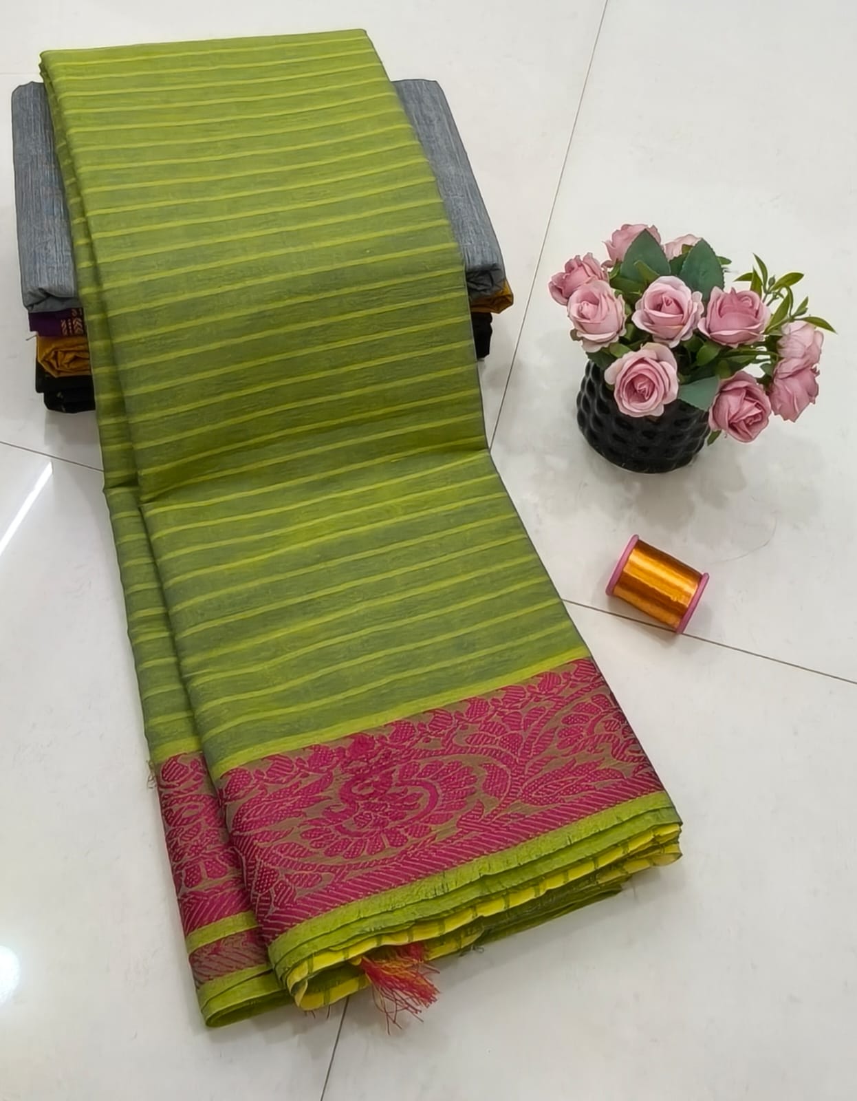 Kanchi Retta Patta Saree