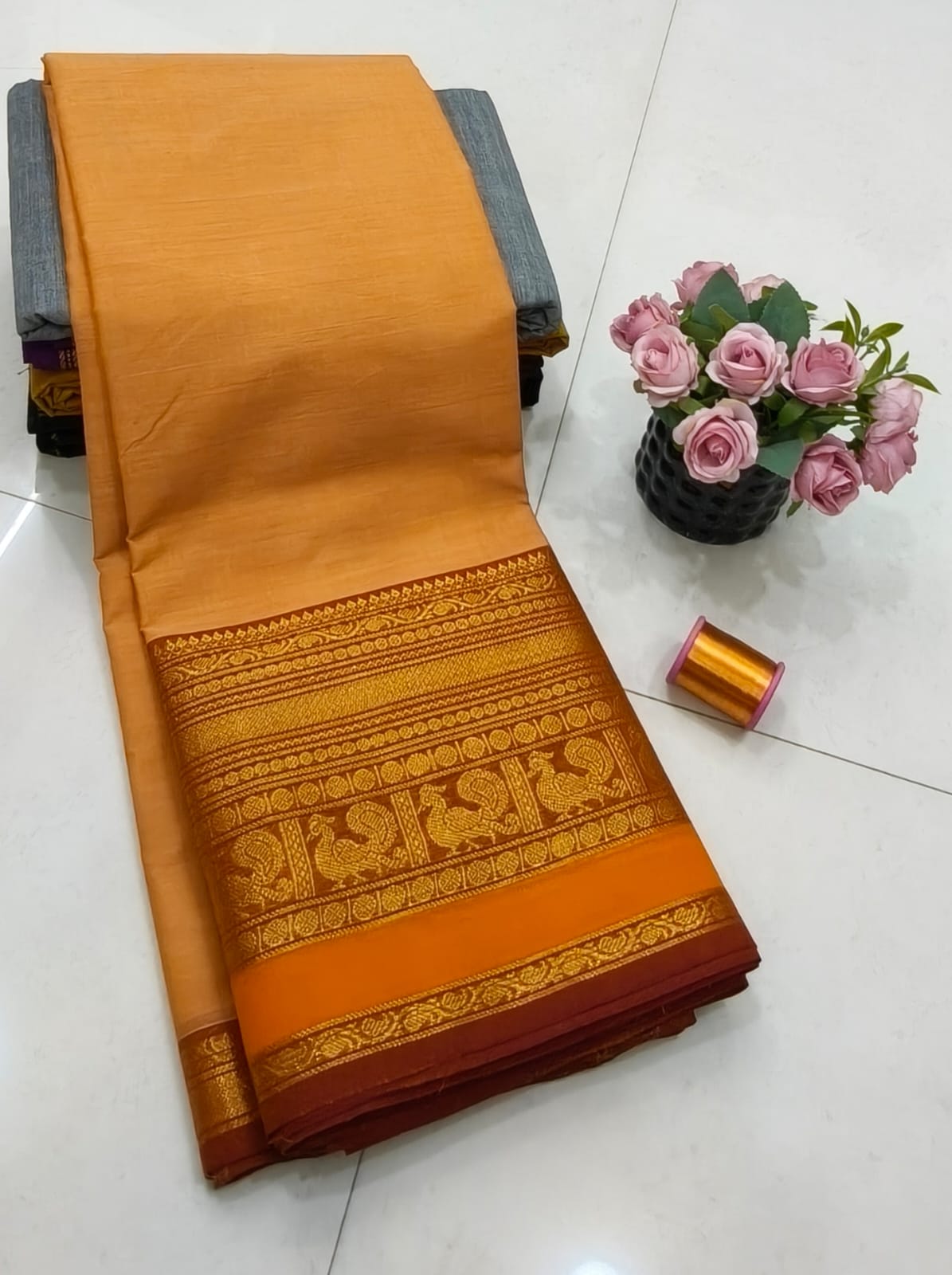 Kanchi Retta Patta Saree