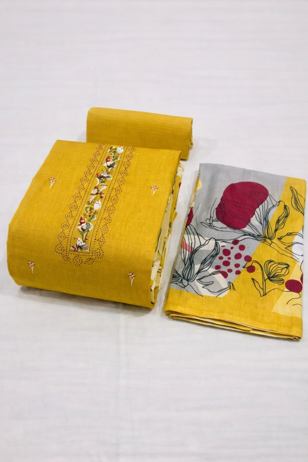 Salwar suits & dress materials (yellow)