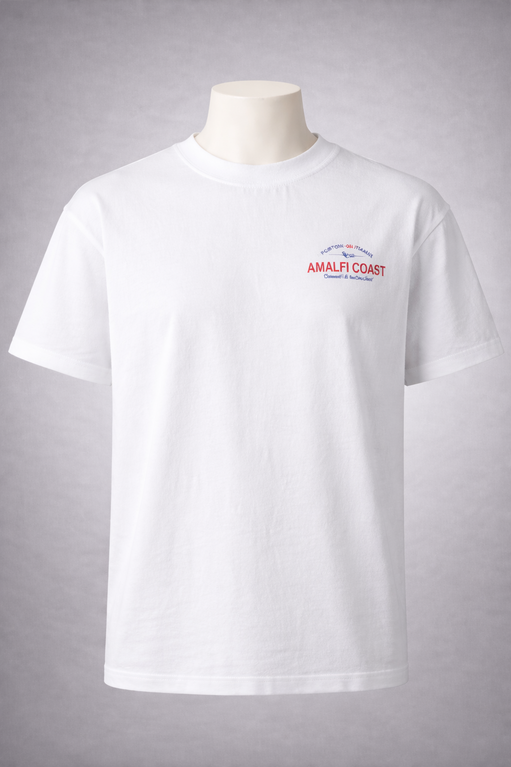 White Amalfi Coast Oversized T-shirt