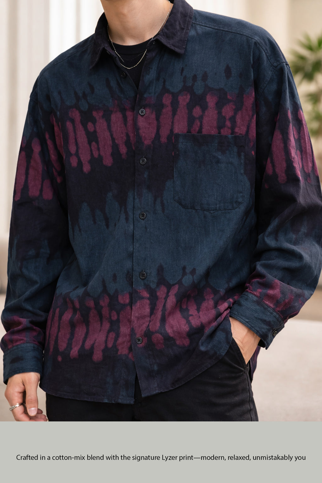 Lyzer Cotton-Mix Casual Shirt