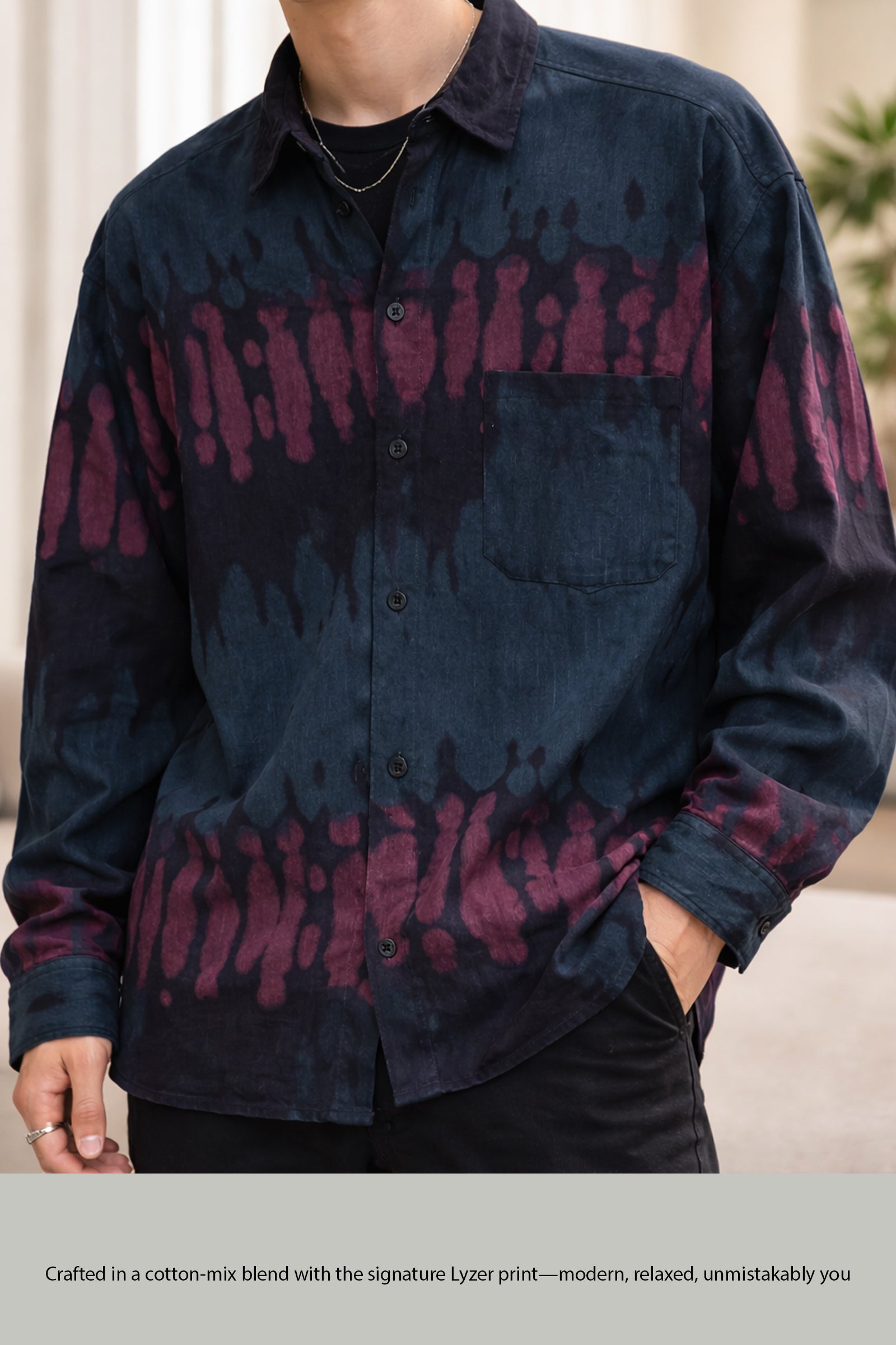 Lyzer Cotton-Mix Casual Shirt