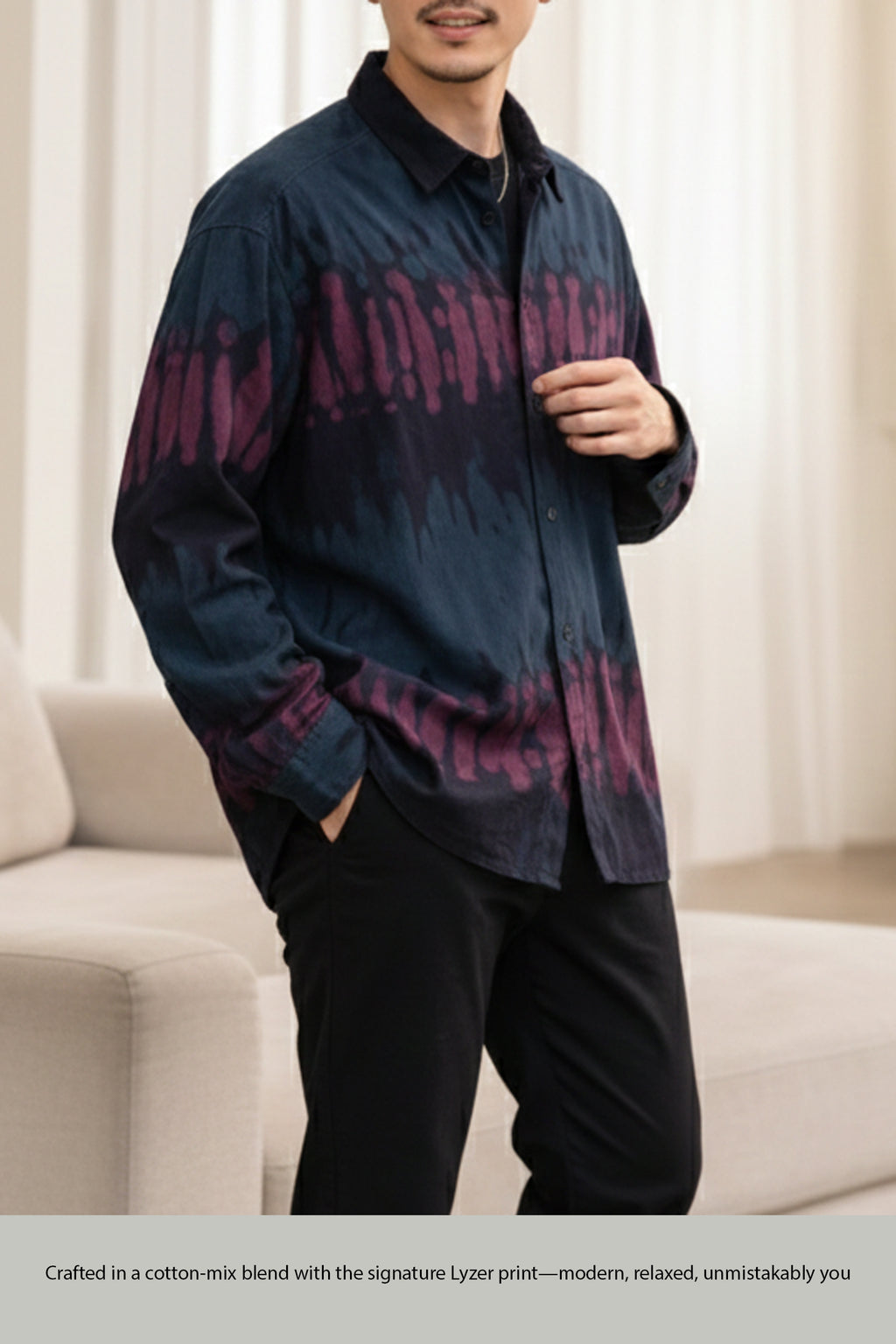 Lyzer Cotton-Mix Casual Shirt