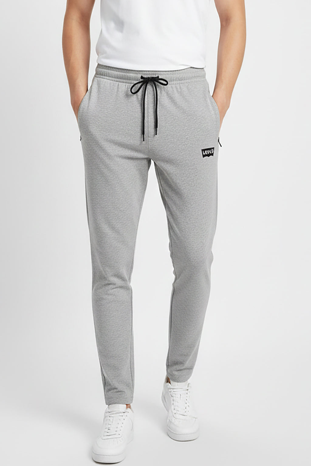 Men's Grey Regular Fit Joggers