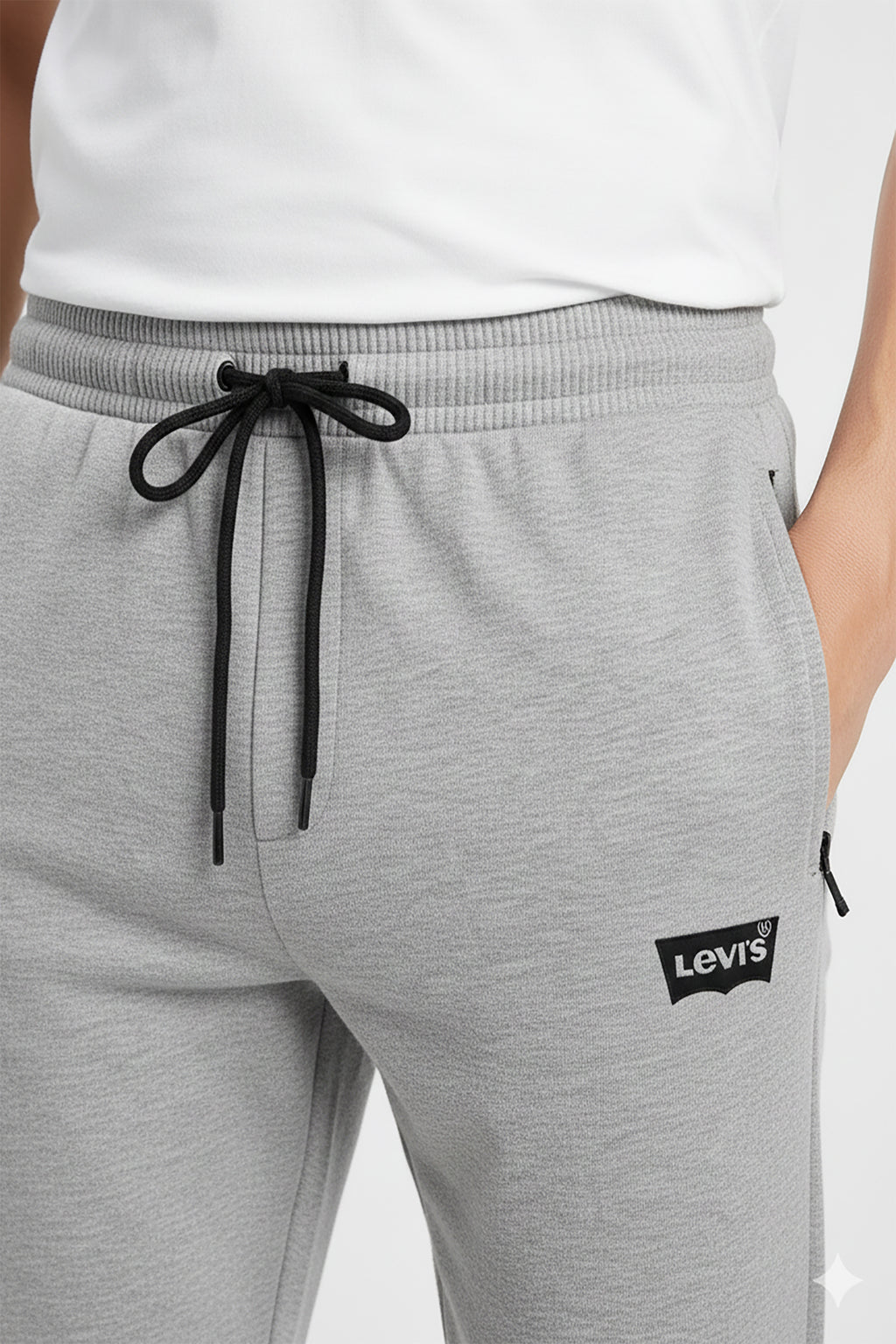 Men's Grey Regular Fit Joggers