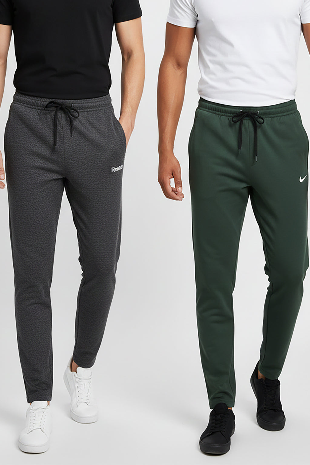 Premium track suit combo in  dark ash & dark green