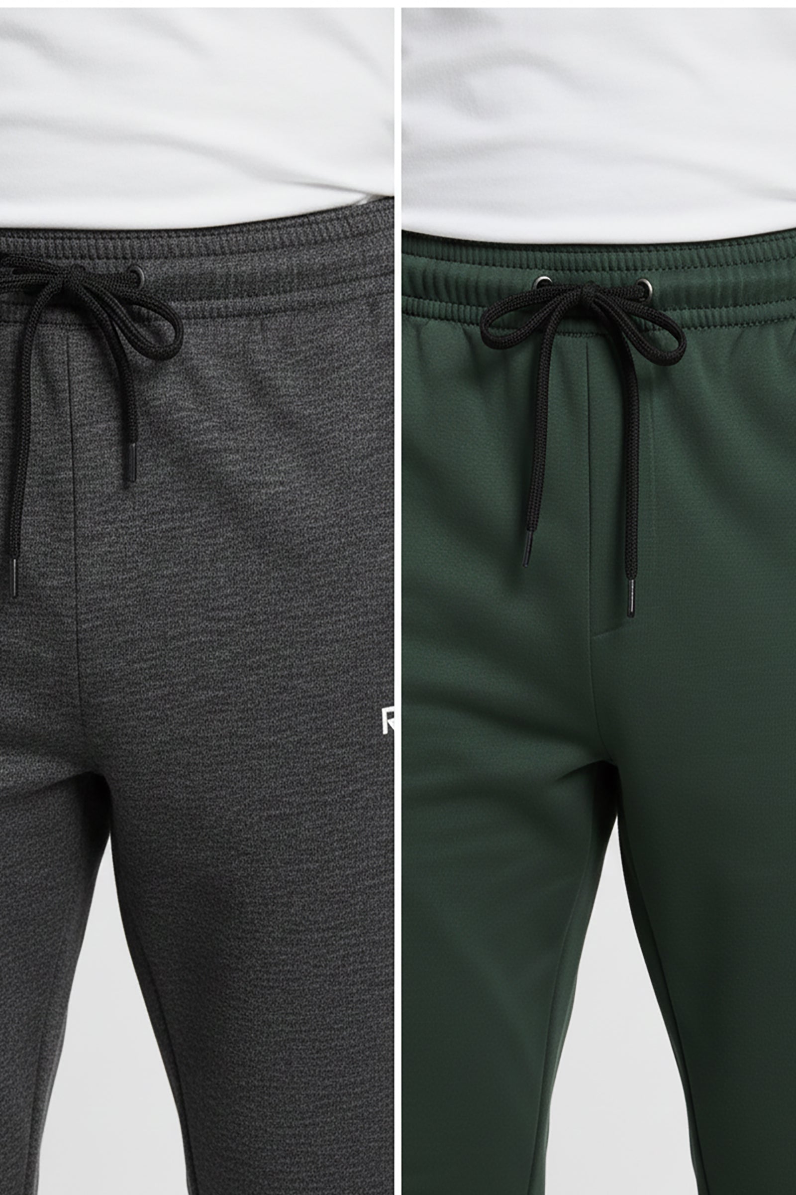 Premium track suit combo in  dark ash & dark green